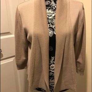 89th and Madison Open Front Cardigan Sweater